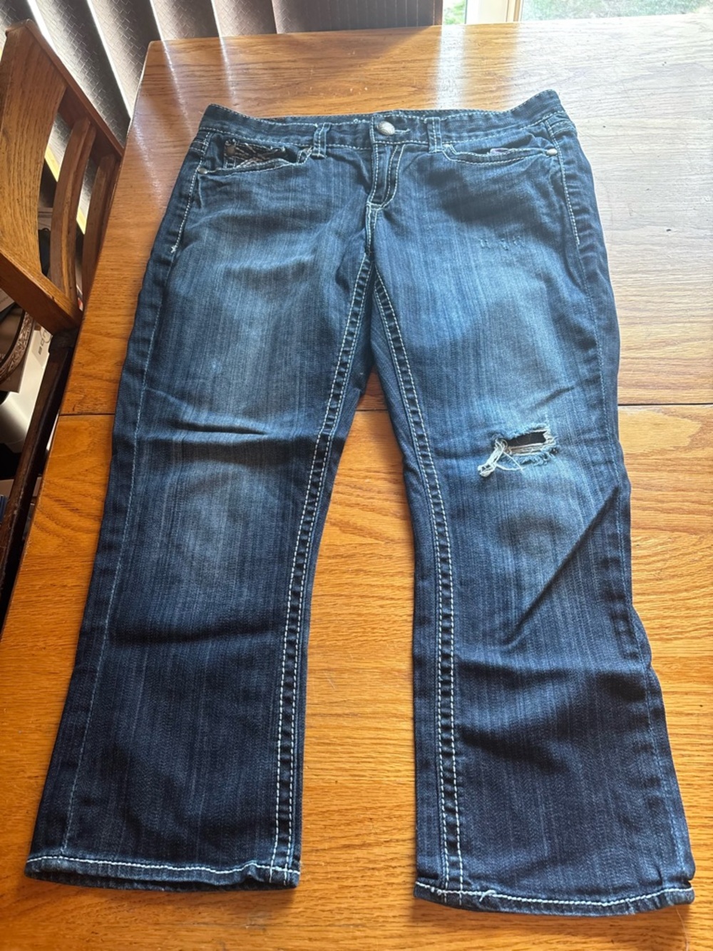 Vintage Y2K Maurice’s Cropped Jean 
Capri Size 7/8